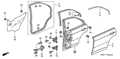 99 acura civic door diagram Epub