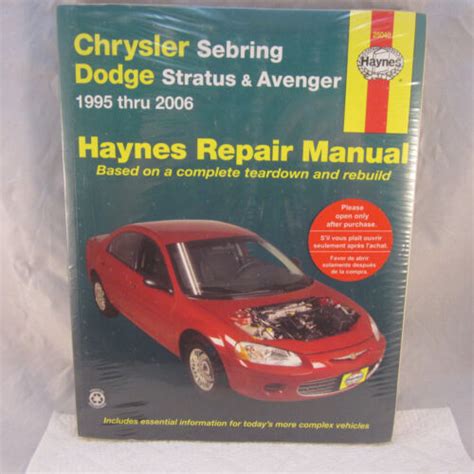 99 dodge avenger repair manual Doc