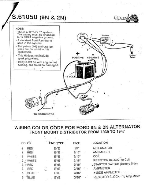 9n ford 6 volt electrical diagram Kindle Editon