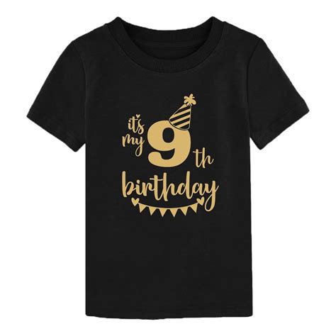 9th Birthday Shirt: A Symbol of Growth and Celebration