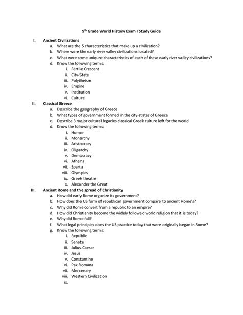 9th grade social studies study guide Epub