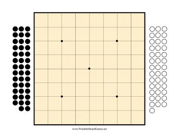 9x9 Go Board Printable