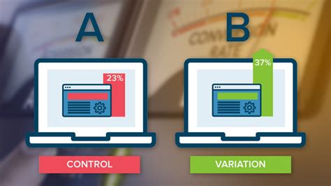 A/B testing - conversion optimization