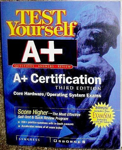 A + Certification Test Yourself Practice Exams 1st Edition PDF