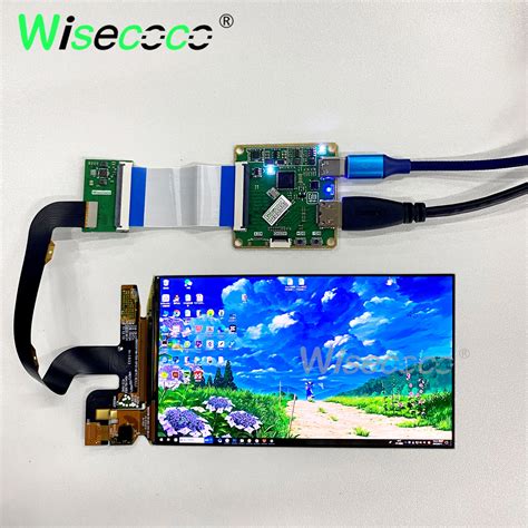 A 5-inch OLED screen