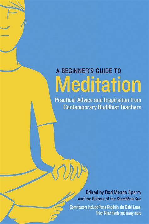 A Beginner s Guide to Meditation Practical Advice and Inspiration from Contemporary Buddhist Teachers Shambhala Sun Books PDF