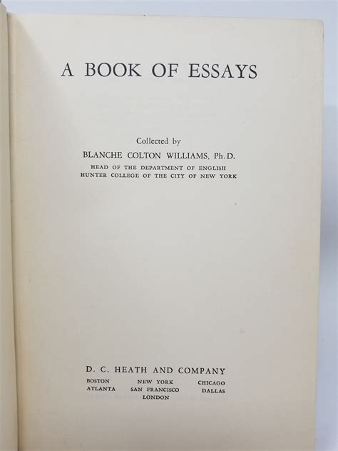 A Book of Essays Kindle Editon