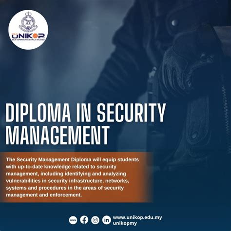 A Boundless Career Horizon: The Diploma in Security Management