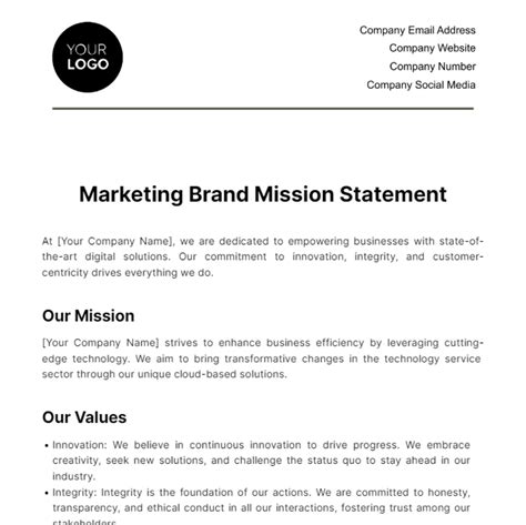 A Brand with a Mission