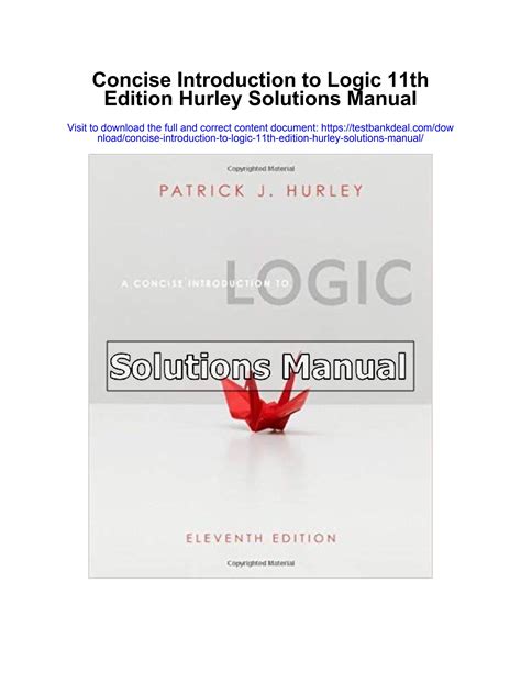 A CONCISE INTRODUCTION TO LOGIC 11TH EDITION ANSWER KEY CHAPTER 7 Ebook Kindle Editon