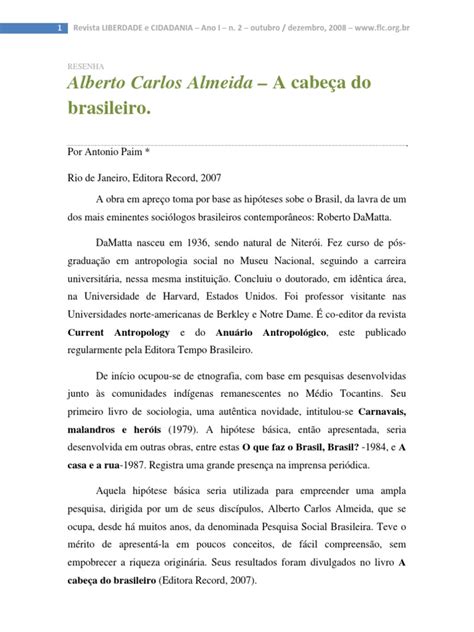 A CabeÃ§a do Brasileiro pdf Reader