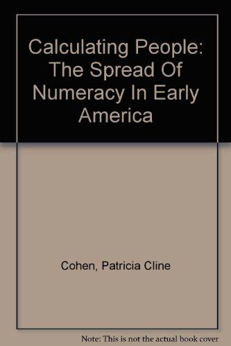 A Calculating People The Spread of Numeracy in Early America Kindle Editon