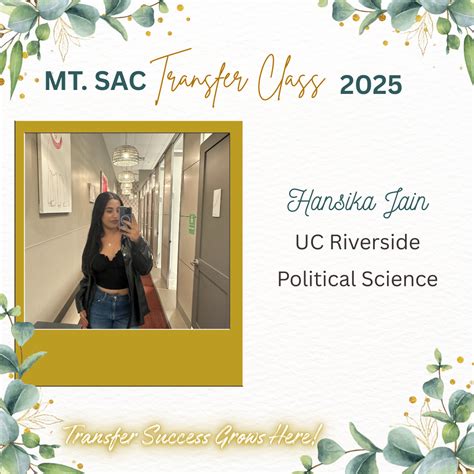 A Catalyst for Success: The Transfer Center MT SAC