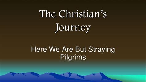 A Christian s Journey Reader