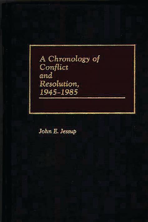 A Chronology of Conflict and Resolution PDF