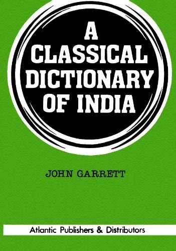 A Classical Dictionary of India 1st Edition Epub