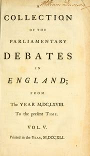 A Collection of the Parliamentary Debates in England From the Year M PDF