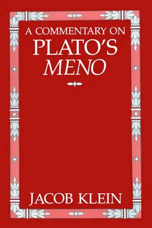 A Commentary on Platos Meno (PR ONLY) Ebook Epub