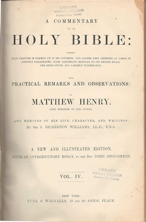 A Commentary on the Holy Bible With Practical Remarks and Observations Volume 5 PDF