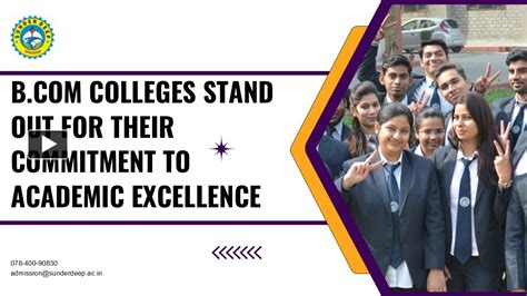 A Commitment to Academic Distinction