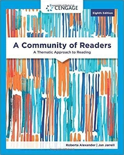 A Community of Readers A Thematic Approach To Reading Epub