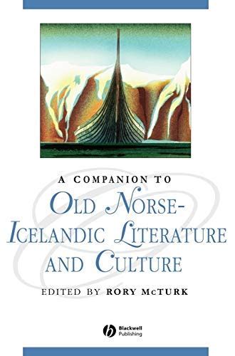 A Companion to Old Norse-Icelandic Literature and Culture Ebook Epub