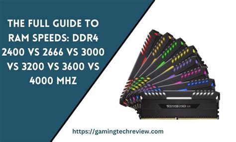 A Comprehensive Analysis of Mixing and Matching DDR4 Memory Speeds