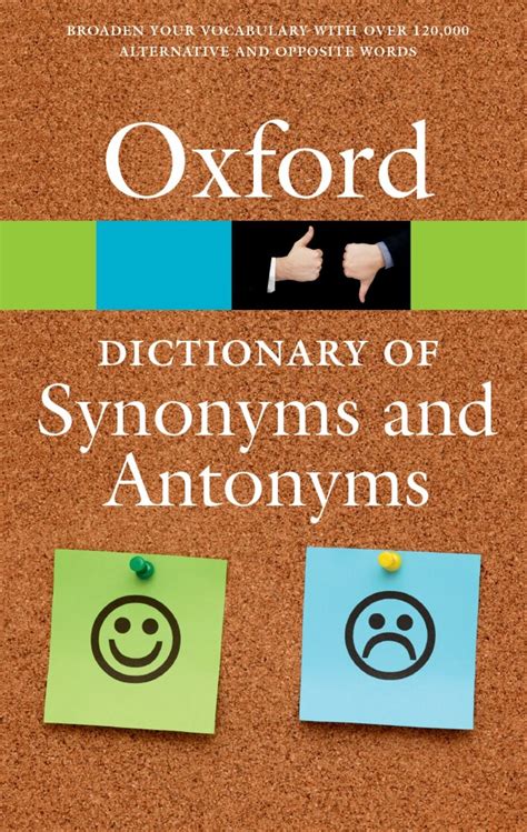 A Comprehensive Book of Synonyms and Antonyms Epub