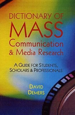 A Comprehensive Dictionary of Mass Communication Reader