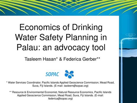 A Comprehensive Guide to Drinking Water in Palau: Safety, Health, and Practical Tips