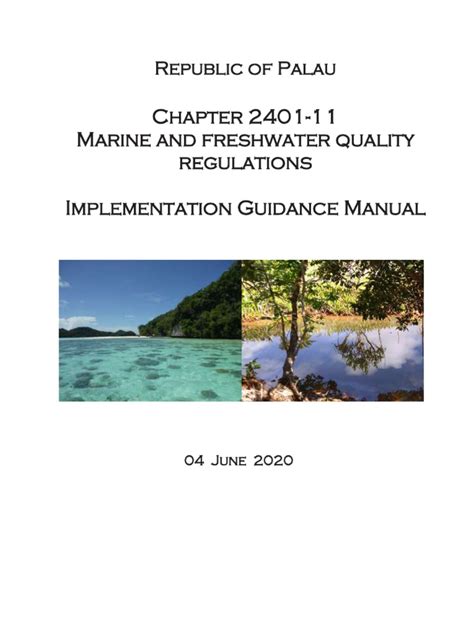 A Comprehensive Guide to Drinking Water in Palau: Safety, Quality, and Recommendations