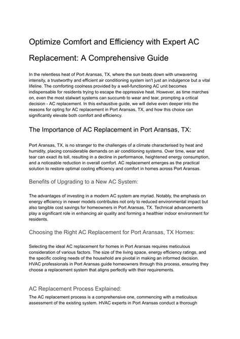 A Comprehensive Guide to Escort AC: Comfort, Efficiency, and Peace of Mind