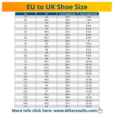 A Comprehensive Guide to European Foot Size Charts