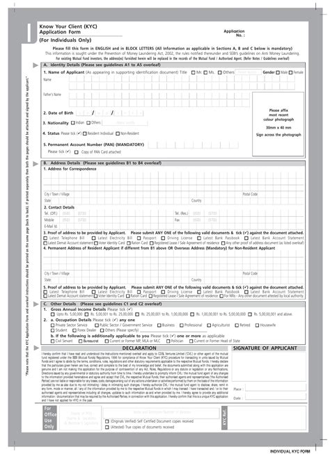 A Comprehensive Guide to ICICI Bank Re-KYC Form