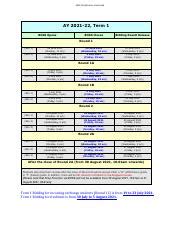 A Comprehensive Guide to SMU Bidding Dates