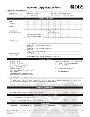 A Comprehensive Guide to Utilizing the DBS Telegraphic Transfer Form