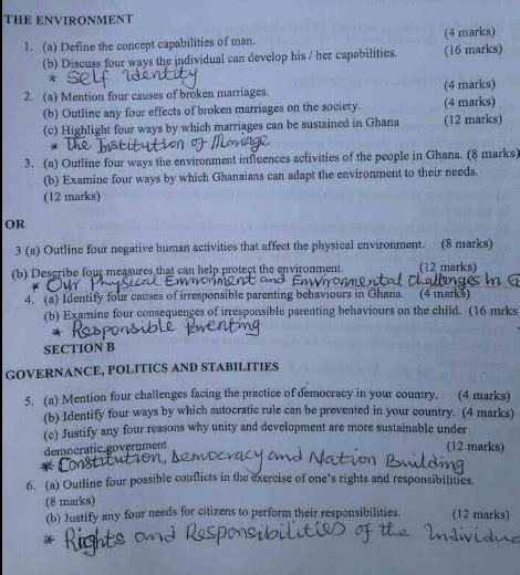 A Comprehensive Guide to the 2019 WASSCE Social Studies Questions and Answers