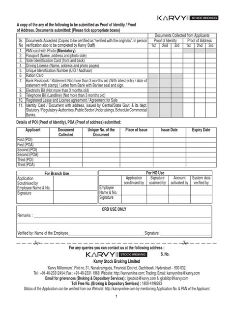 A Comprehensive Guide to the Karvy KYC Form PDF