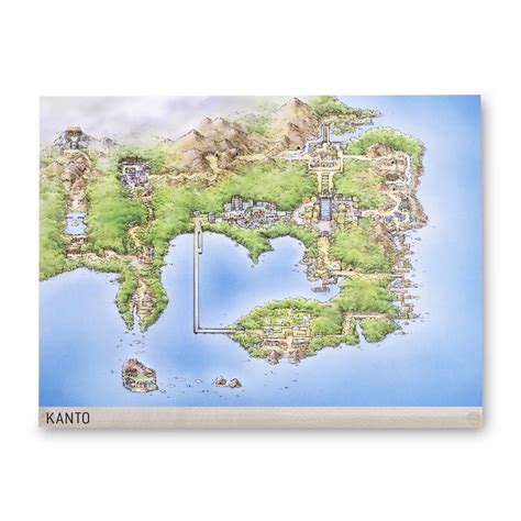 A Comprehensive Map of Kanto: Discover the Enchanting Region of Pokémon's Birthplace