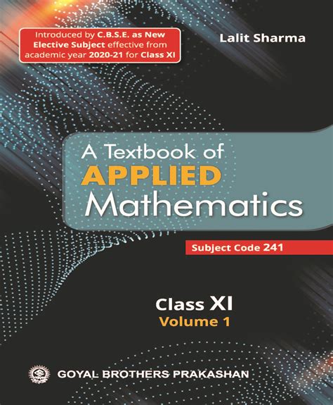A Comprehensive Text Book of Applied Mathematics Epub