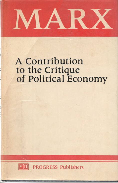 A Contribution to the Critique of Political Economy Primary Source Edition PDF