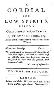 A Cordial for Low Spirits Being a Collection of Curious Tracts Volume 3 Doc