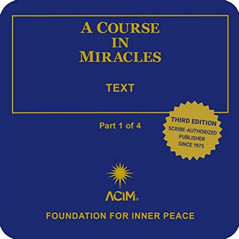 A Course in Miracles Original Edition Text