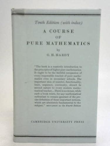 A Course of Pure Mathematics Epub