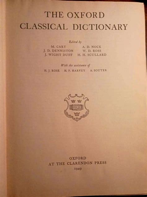 A Dictionary of Classical Reference in English Poetry Doc