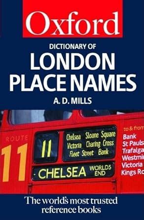 A Dictionary of London Place-Names Epub