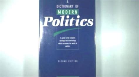 A Dictionary of Modern Politics Epub