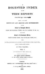 A Digested Index to the Virginia Reports Volume 1; Containing All the Points Argued and Determined i Doc