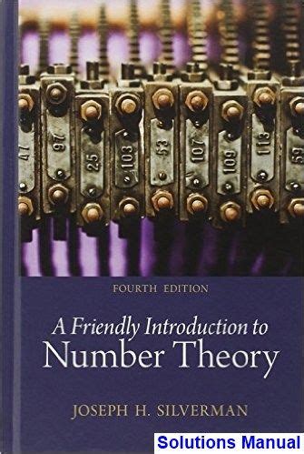A FRIENDLY INTRODUCTION TO NUMBER THEORY SOLUTION MANUAL Ebook Epub
