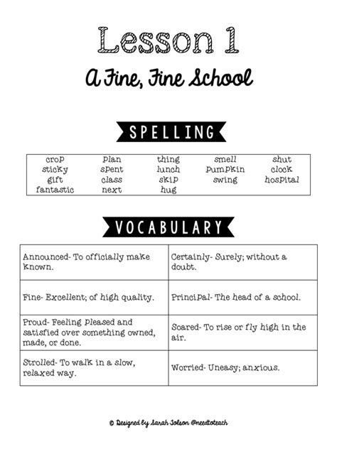 A Fine Fine School Lesson 1 Study Guide Ebook Doc